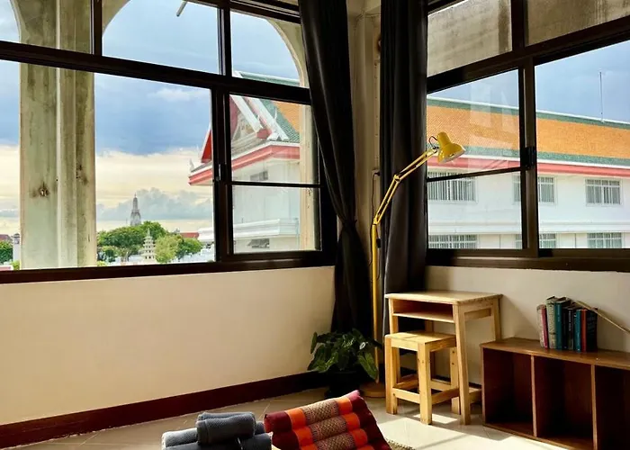 Baan Padseeew - Rooftop Riverview 4th Floor Apartment *